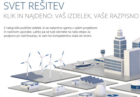 Spletna stran Hauff technika v slovenščini